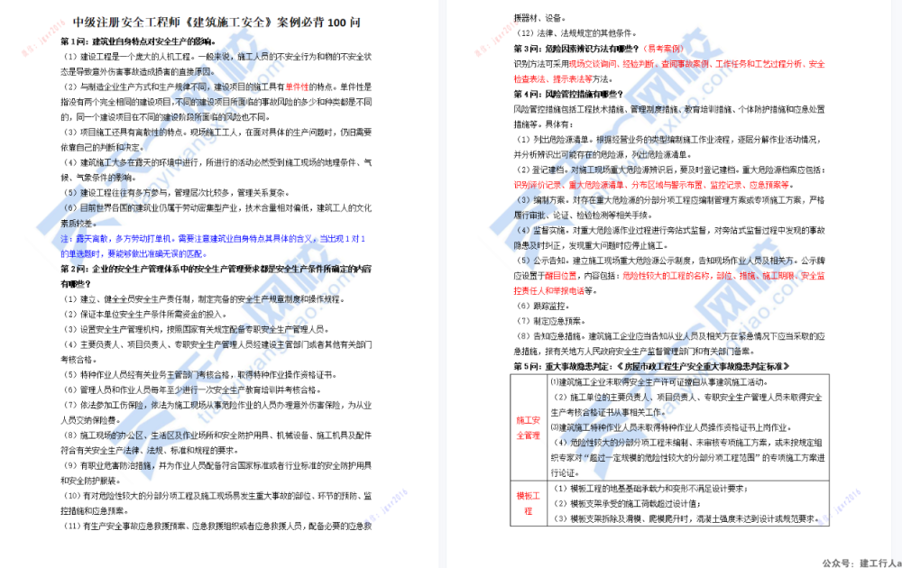 2024安全工程师 考前100问  PDF下载